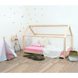 Łóżko dziecięce z drewna świerkowego Benlemi Tery, 70x160 cm