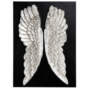 KARE Design :: Dekoracja ścienna Wings 110x80cm - srebrny