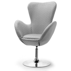 Fotel obrotowy Jacco Modern geometryczny wzór