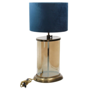 Lampa stołowa Glass Smoke blue 61,5cm