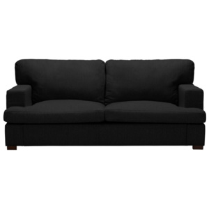 Czarna sofa 2-osobowa The Classic Living Daphne