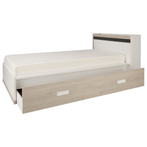 Łóżko dziecięce w dwóch rozmiarach z szufladą Tiago - Nadstawka do łóżka 90x200 cm