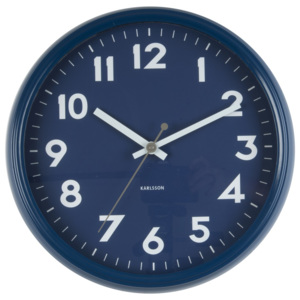Niebieski zegar Karlsson Badge