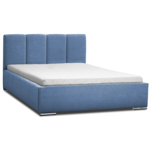 Łóżko tapicerowane Soczi 160/200 - niebieskie