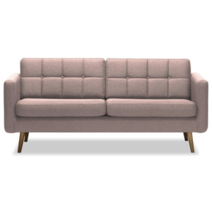 Jasnoróżowa sofa 3-osobowa Vivonita Magnus