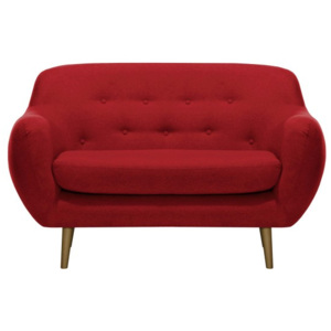 Czerwona sofa 2-osobowa Vivonita Gaia