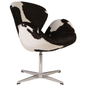 Fotel ŁABĘDŹ - inspirowany proj. Swan Chair - pony łaty