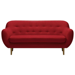 Czerwona sofa 3-osobowa Vivonita Gaia