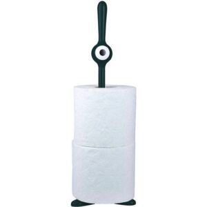 Stojak na papier toaletowy Toq czarny