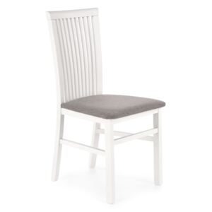 Krzesło do jadalni Eryk 1 białe/szare