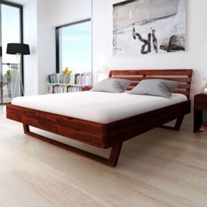 Rama łóżka z litego drewna akacjowego, 180 x 200 cm