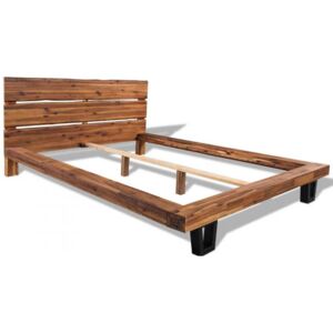 Rama łóżka z litego drewna akacjowego, 180x200 cm