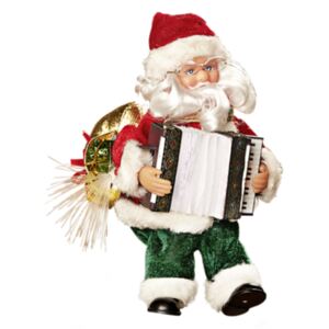 Święty Mikołaj z akordeonem
