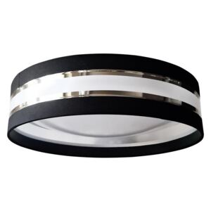 Belis LED Plafon CORAL 1xLED/20W/230V czarny/srebrny BE0369