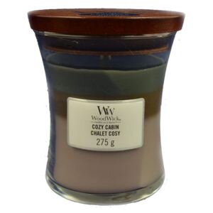 Woodwick świeczka zapachowa Cozy Cabin Trilogy Medium Candle 275,0 g