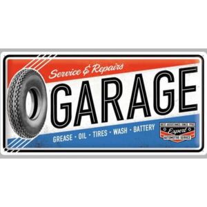 Postershop Metalowy znak Garage