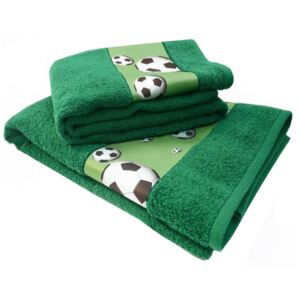 Framsohn ręcznik Football 50x100 cm, zielony