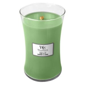 Woodwick świeca w szkle Hemp & Ivy Large Candle 609,5 gr