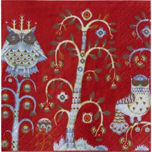 Serwetki Taika 33 x 33 cm czerwone