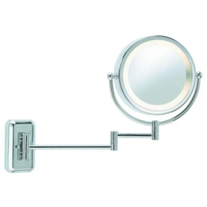 Kinkiet LAMPA ścienna FACE 246012 Markslojd łazienkowa OPRAWA lustro do makijażu na wysięgniku mirror IP21 chrom
