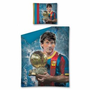 Pościel FC Barcelona 160x200 Lionel Leo Messi wzór 5716