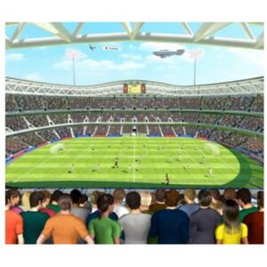 Tapeta dla dzieci 3D Walltastic - Football Crazy
