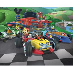 Tapeta dla dzieci 3D Walltastic -Mickey Mouse Racers