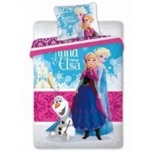 Pościel bawełniana 160x200 dla dzieci Frozen Disney