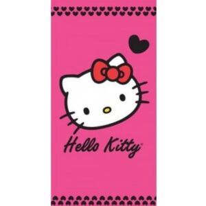 Ręcznik Licencja dla dzieci Hello Kitty 75x150 Detexpol