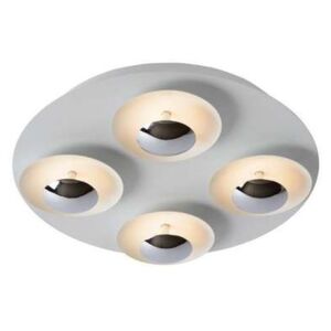 Lucide Amine 26187/20/31 plafon lampa sufitowa 4x5W LED biała/ chrom