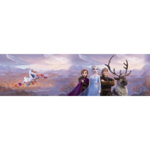 AG design Naklejka na ścianę Elsa z przyjaciółmi w górach 5 m x 14 cm