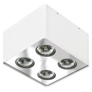 Lampa techniczna Nino 4 Biały/ chrom Natynkowe GU10 LED AZ0851