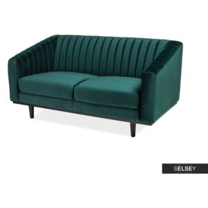 Sofa Stigby zielona aksamitna