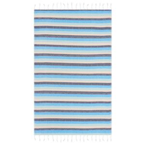 Niebieski ręcznik hammam Begonville Skye Cool, 180x95 cm