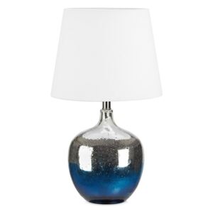 Niebiesko-biała lampa stołowa Markslöjd Ocean