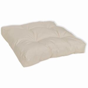 Wyściełana poduszka na siedzisko, 50x50x10 cm, piaskowa