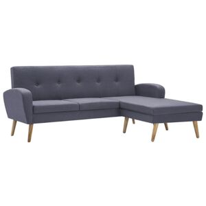 Sofa z leżanką Anita 4Q - jasnoszara