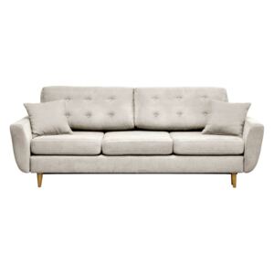 Kremowa 3-osobowa sofa rozkładana Cosmopolitan design Barcelona