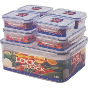 Lock&Lock Zestaw pojemników na żywność 7 szt