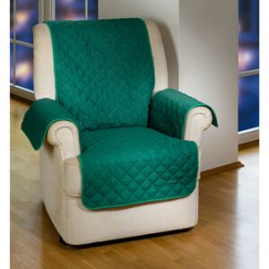 Narzuta na fotel - zielona - Rozmiar 187,5x162,5cm