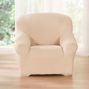 Pokrowiec na sofę i fotel - naturalny - Rozmiar krzesło