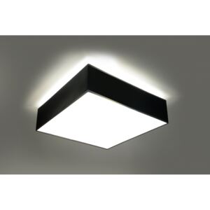 SOLLUX Designerska Lampa Sufitowa Kwadratowy Plafon HORUS 35 Czarny