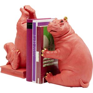 Podpórki na książki Hippo (2-set) różowe