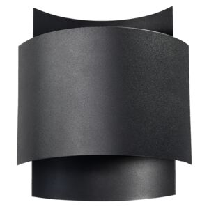 Nowoczesna lampa ścienna Kinkiet IMPACT czarna stal oprawa G9 kolor czarny styl loft idealna do salonu korytarza sypialni oświetlanie minimalistyczny design LED Sollux Ligthing