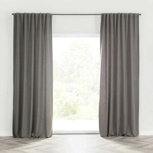Zasłona BASIC na taśmie marszczącej 140x280cm ciemnoszary 1 szt