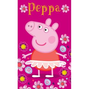 Ręcznik dziecięcy Świnka Peppa Baletka, 30 x 50 cm