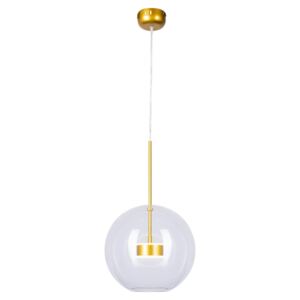 Lampa wisząca Bubbles LED złota ST-0801-1 szklana kula - Step into design