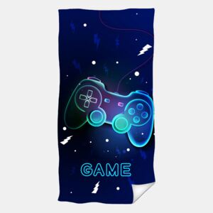 Ręcznik dziecięcy Game niebieski 140 cm