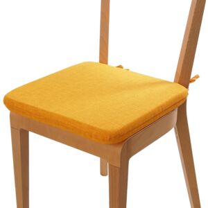 Poduszka siedzisko z możliwością prania żółta 1 szt