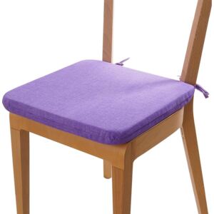 Poduszka siedzisko z możliwością prania fioletowa zestaw 4 szt